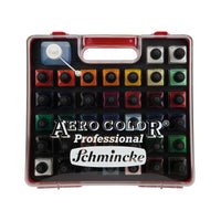 Schmincke AERO COLOR műanyag készlet, 37 x 28 ml + AERO CLEAN RAPID