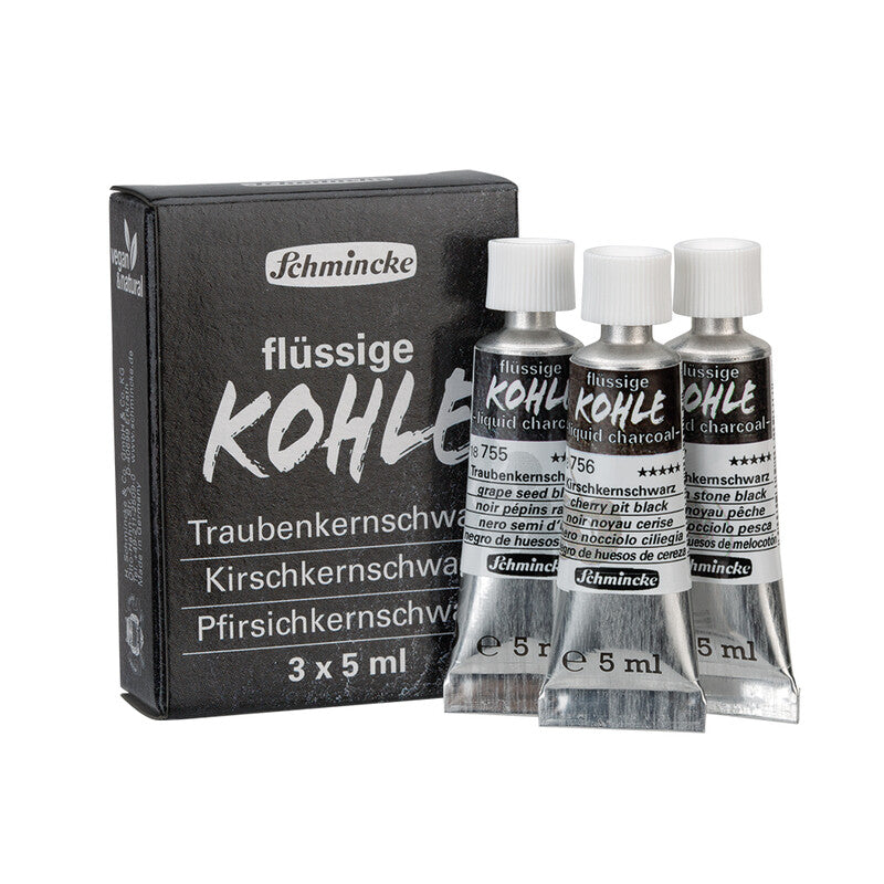 Schmincke Trio liquid charcoal folyékony szén