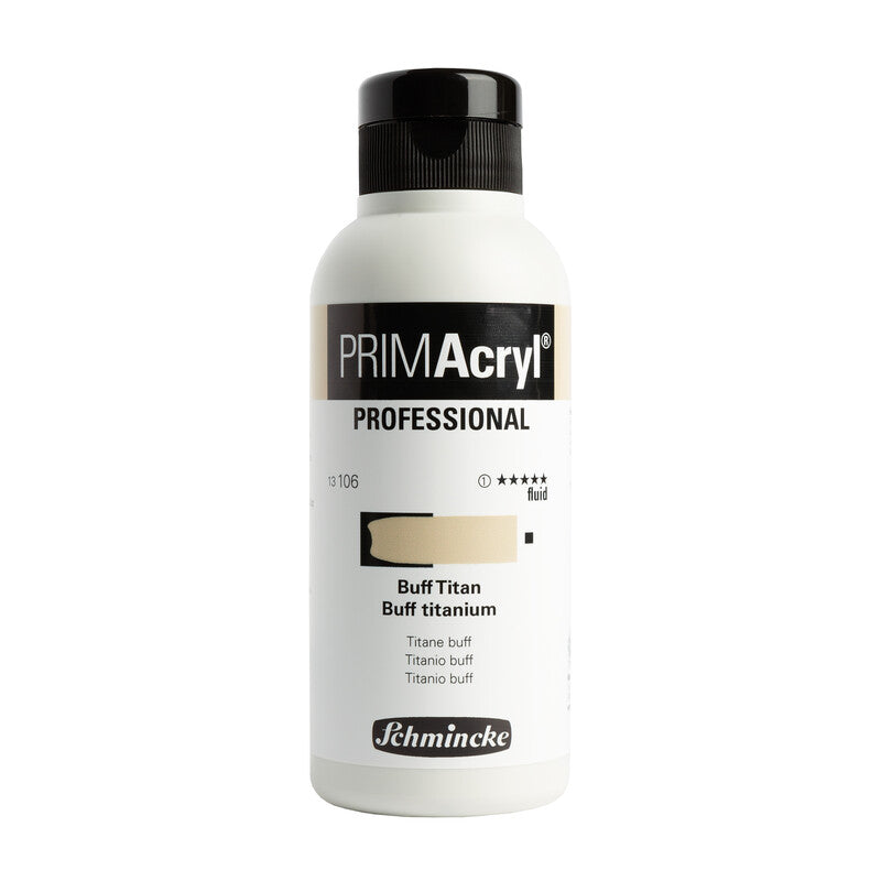 Schmincke PRIMAcryl Professional akrilfesték 250 ml – 106 Nyers titánfehér folyékony