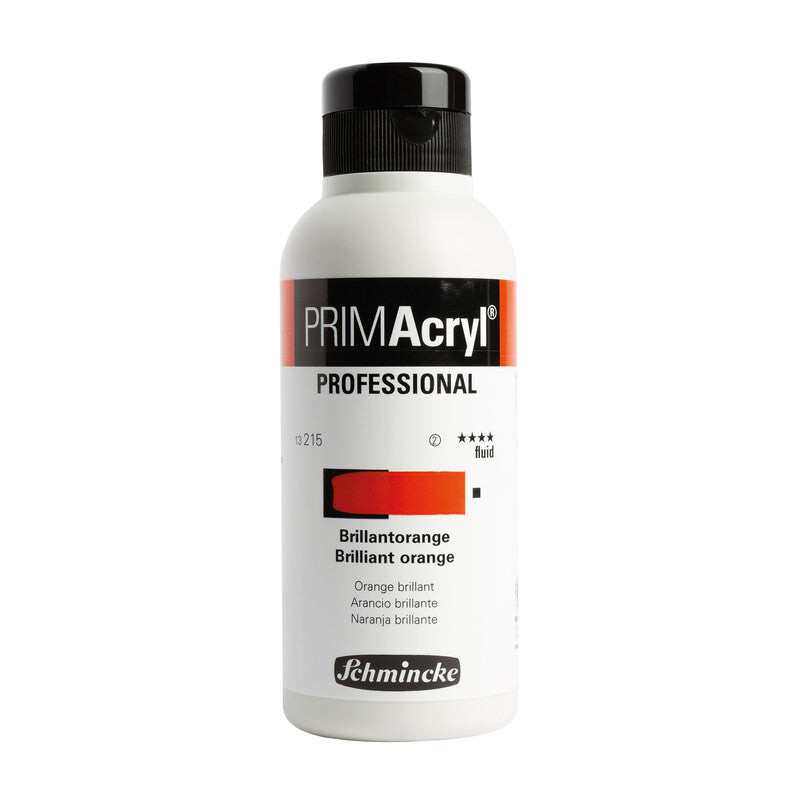Schmincke PRIMAcryl Professional akrilfesték 250 ml – 215 Ragyogó narancs folyékony