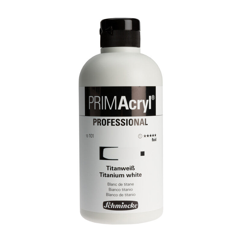 Schmincke PRIMAcryl Professional Fluid akrilfesték 500 ml – Titanium white
