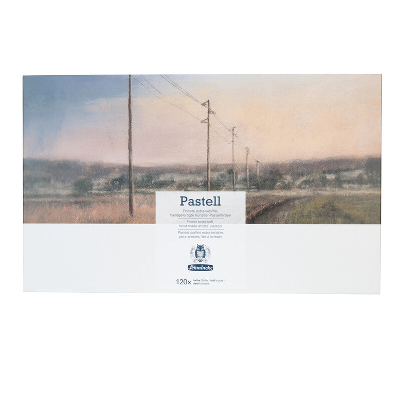 Schmincke pasztellkészlet kartondobozban, 120 x 1/2 pasztellkréta