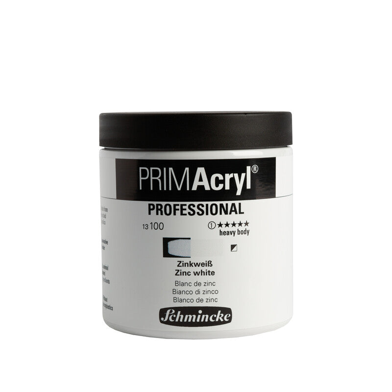 Schmincke PRIMAcryl Professional akrilfesték 237 ml – 100 Cinkfehér