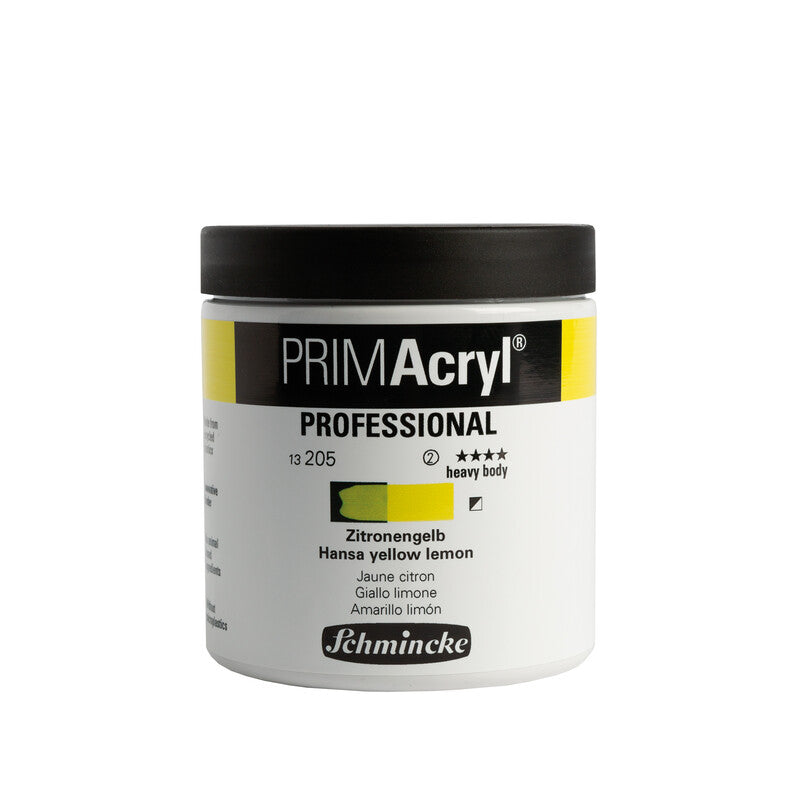 Schmincke PRIMAcryl Professional akrilfesték 237 ml – 205 Hansa citromsárga