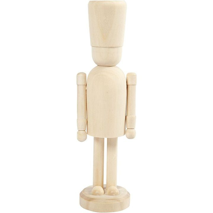 Fa figura dekoráláshoz - Diótörő 18 cm