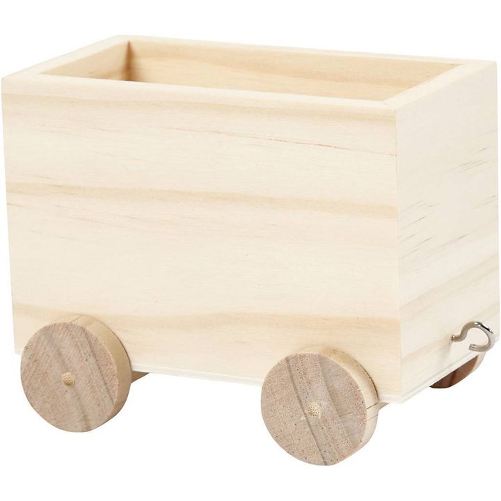 Fa vonatvagon dekoráláshoz 10 cm