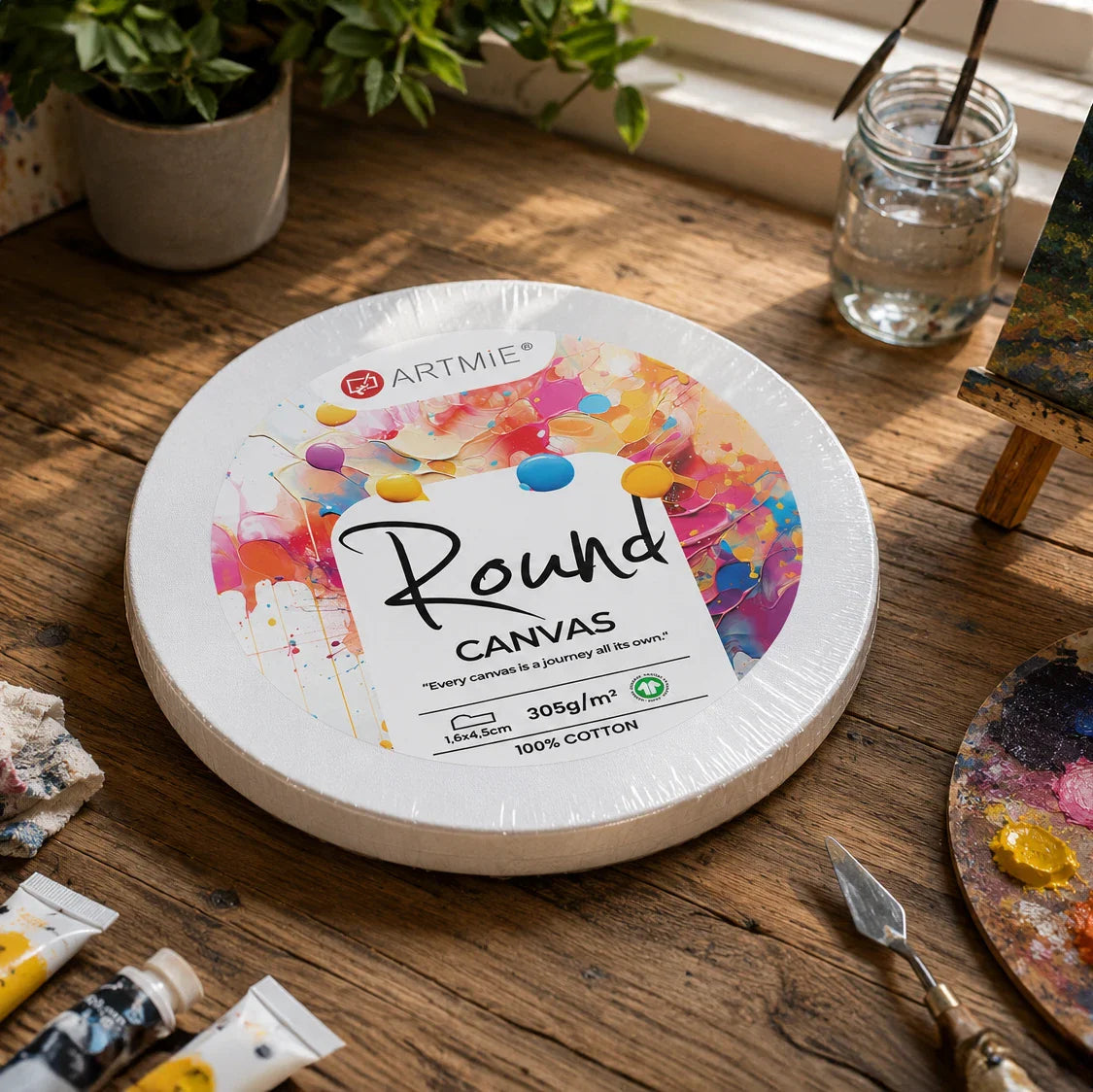 ARTMIE kerek festmény vászon kereten