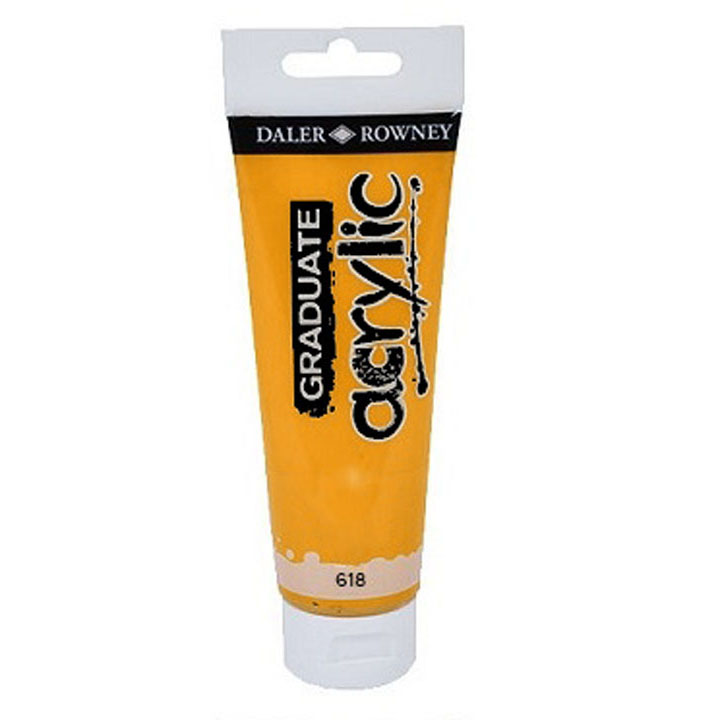 Akrilfesték Daler-Rowney GRADUATE 120 ml – 618 Cadmium yellow deep hue
