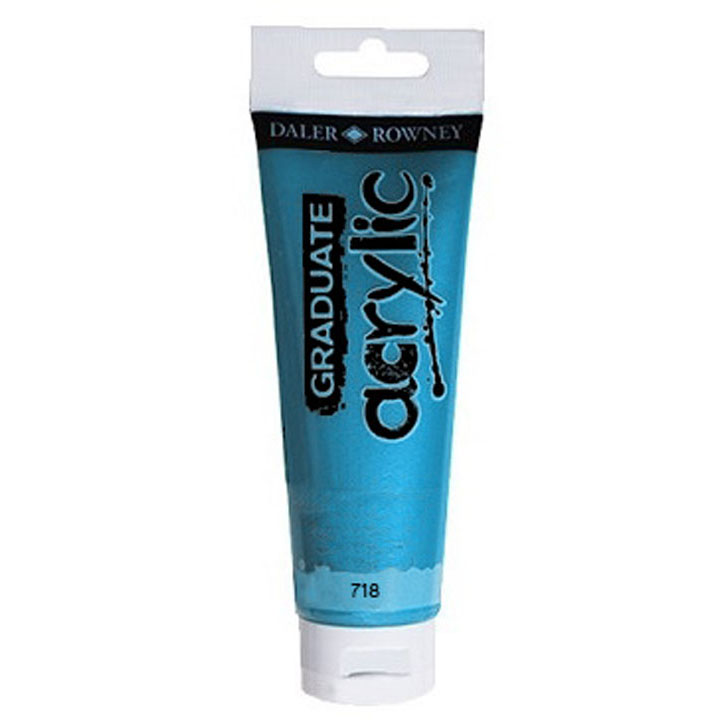 Akrilfesték Daler-Rowney GRADUATE 120 ml – 718 Metallic blue