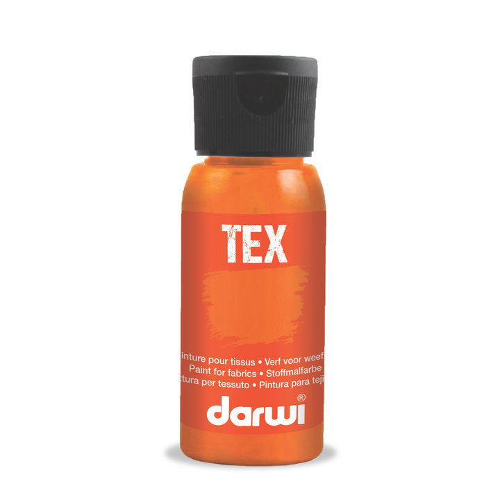 DARWI TEX szövetfesték 50 ml – 752 narancs