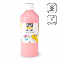 Creall Gloss fényes polivinil festék 500 ml – rózsaszín