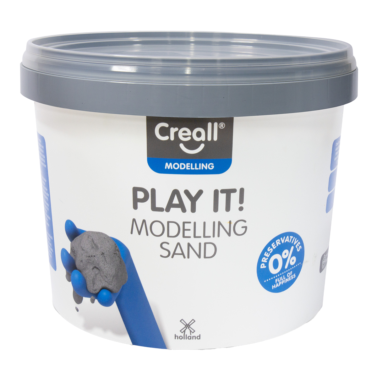 Creall Play it! modellező homok 750 g tégelyben