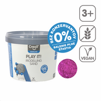 Creall Play it! modellező homok 750 g tégelyben – lila