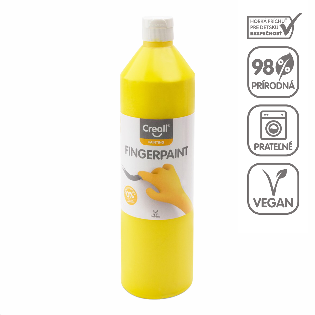 Creall ujjfesték - 750 ml – sárga