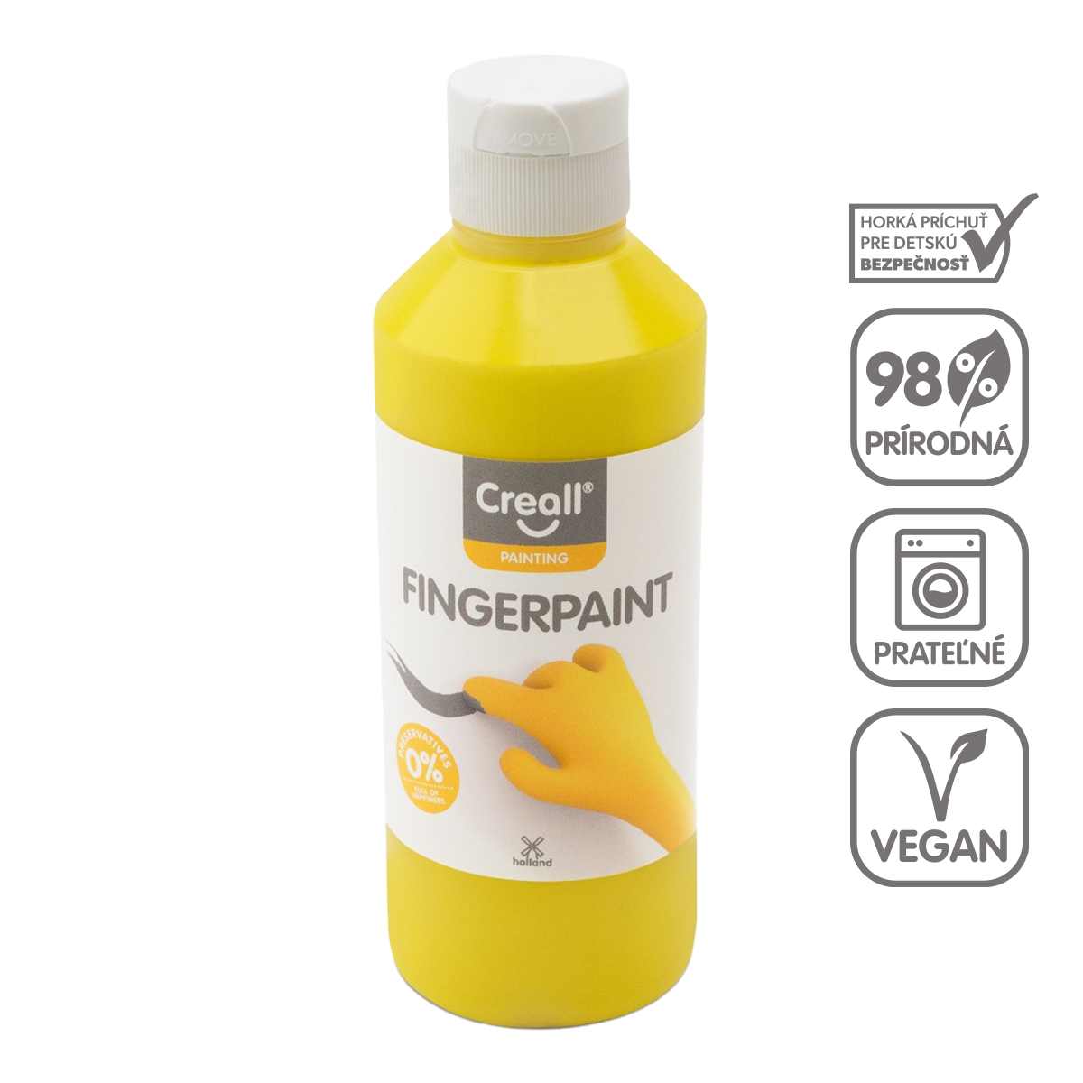 Creall ujjfesték 250 ml – sárga