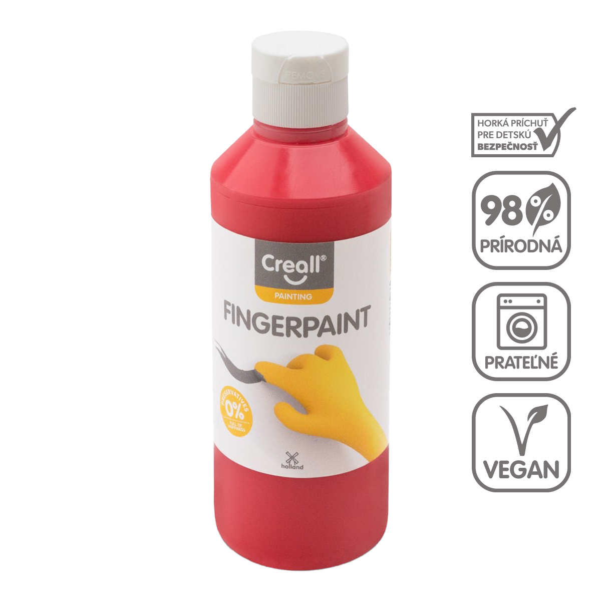 Creall ujjfesték 250 ml – piros