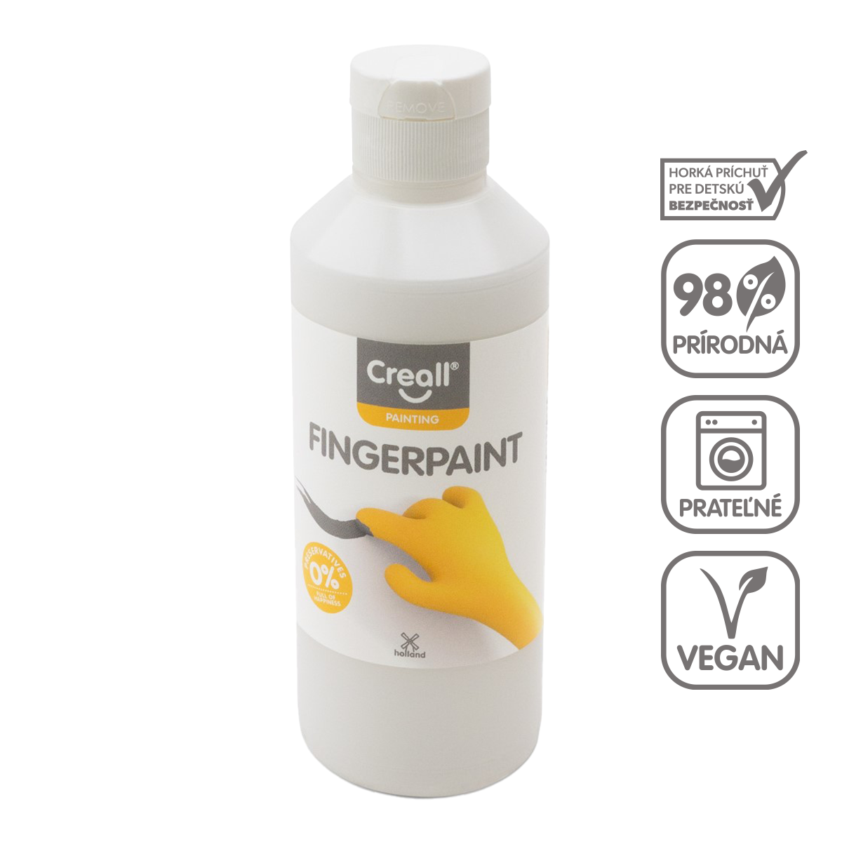 Creall ujjfesték 250 ml – fehér