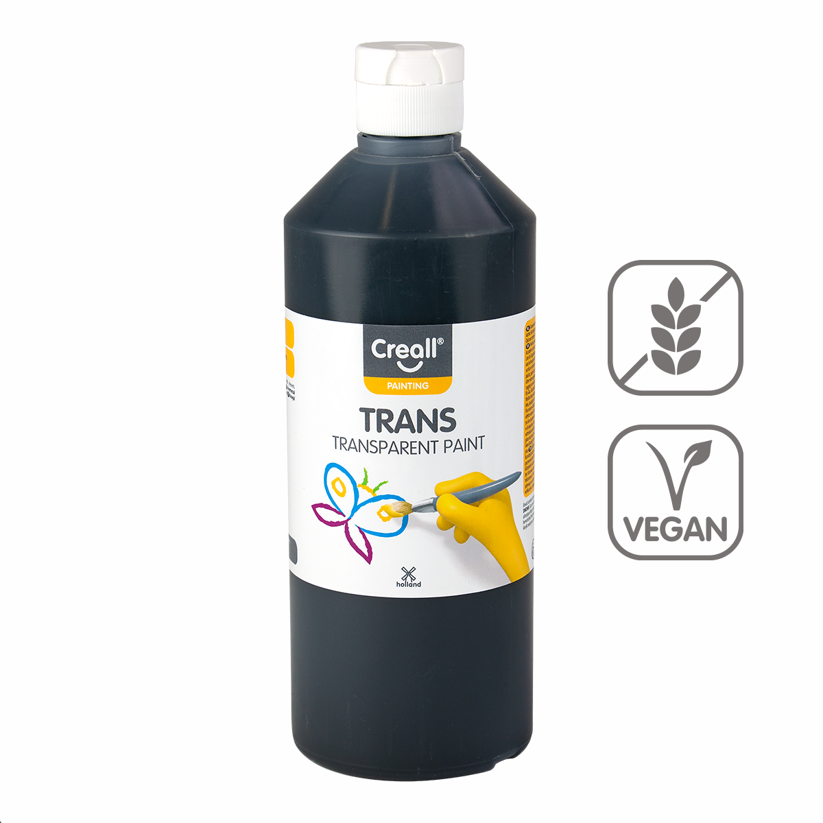 Átlátszó festék Creall 500 ml – fekete