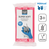 Creall Super Soft gyurma 500 g – rózsaszín