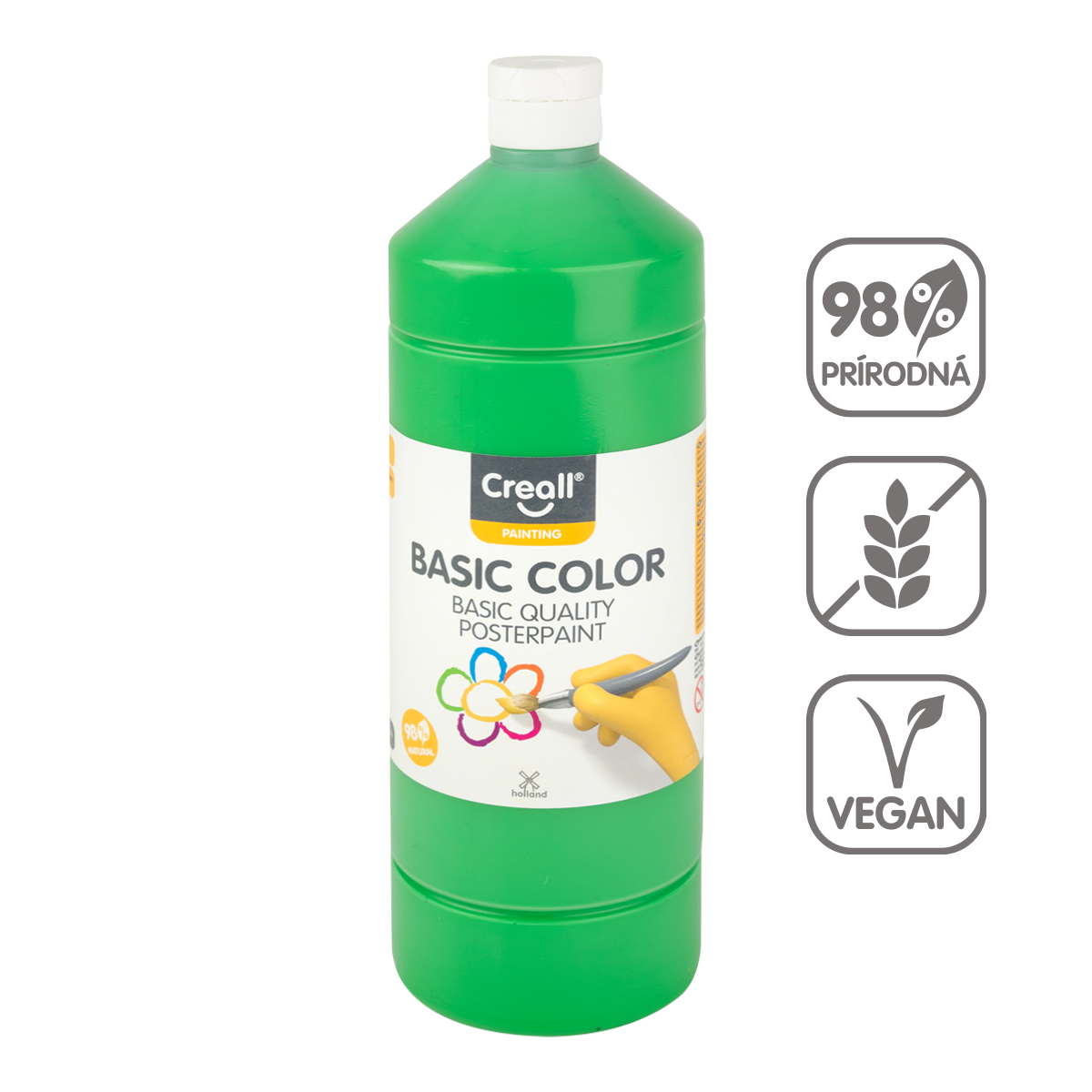 Creall temperafesték 500 ml – zöld