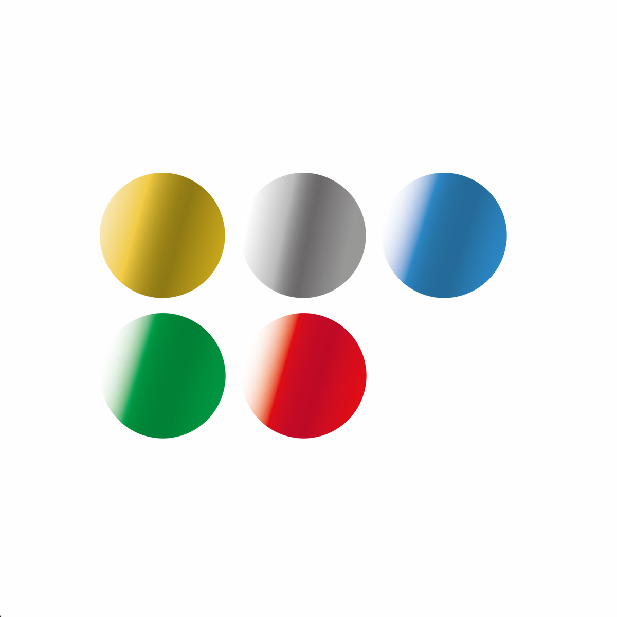 Creall Studio acrylics akrilfesték készlet, 5 × 120 ml, mix