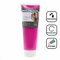 Molenaer akrilfesték 250 ml – magenta