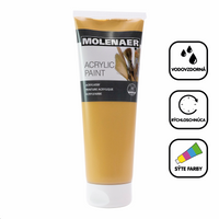Molenaer akrilfesték 250 ml – okker