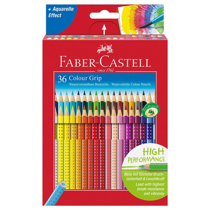 Faber-Castell Grip akvarellceruzák - 36 darabos készlet