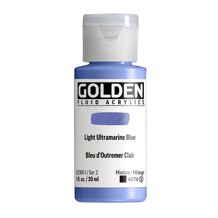 GOLDEN folyékony akrilfesték 118 ml – 2366 világos ultramarin kék