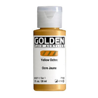 GOLDEN folyékony akrilfesték 118 ml – 2407 okkersárga