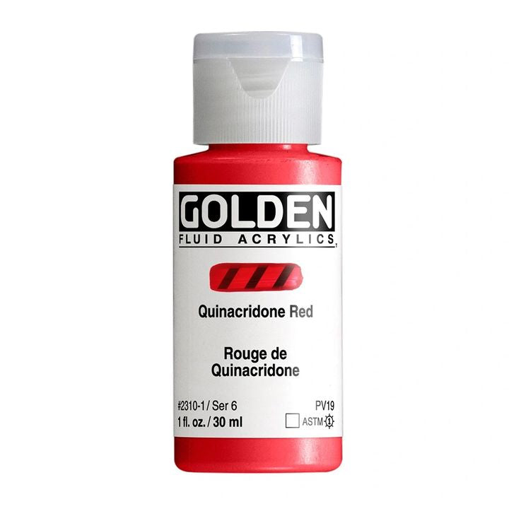 GOLDEN folyékony akrilfesték 30 ml – 2310 kinakridon vörös