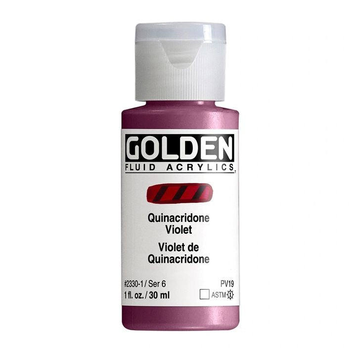 GOLDEN folyékony akrilfesték 30 ml – 2330 kinakridon lila