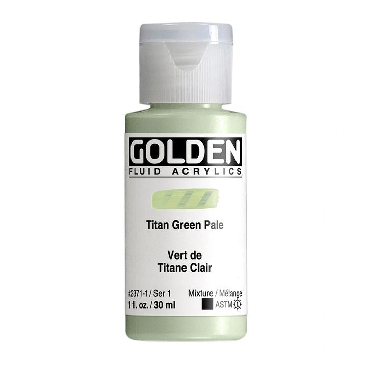 GOLDEN folyékony akrilfesték 30 ml – 2371 titán halványzöld