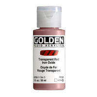 GOLDEN folyékony akrilfesték 30 ml – 2385 átlátszó vas-oxid vörös