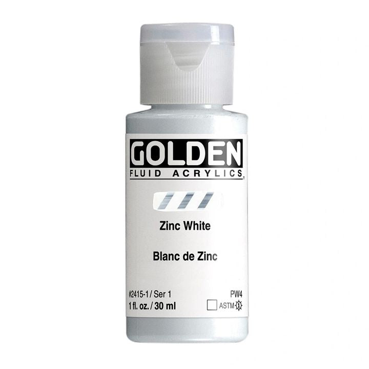 GOLDEN folyékony akrilfesték 30 ml – 2415 cinkfehér