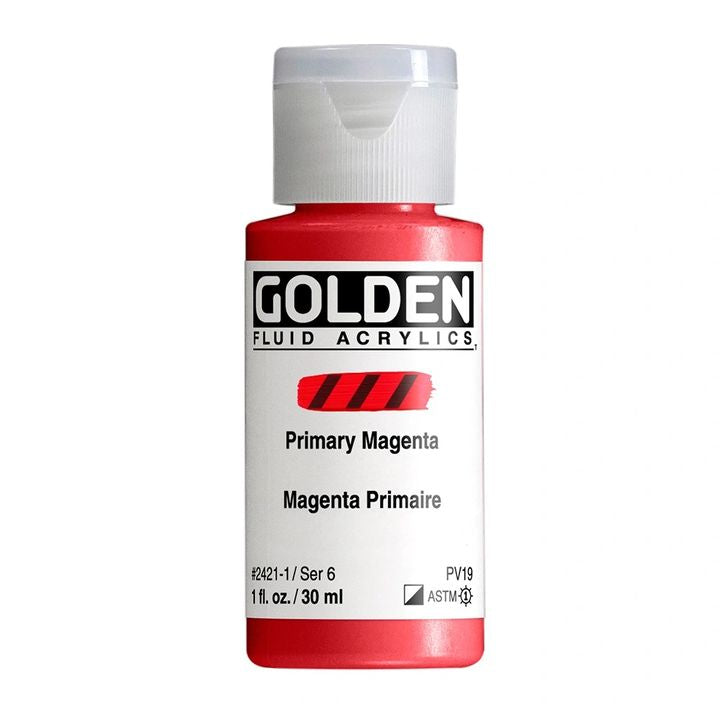 GOLDEN folyékony akrilfesték 30 ml – 2421 magenta