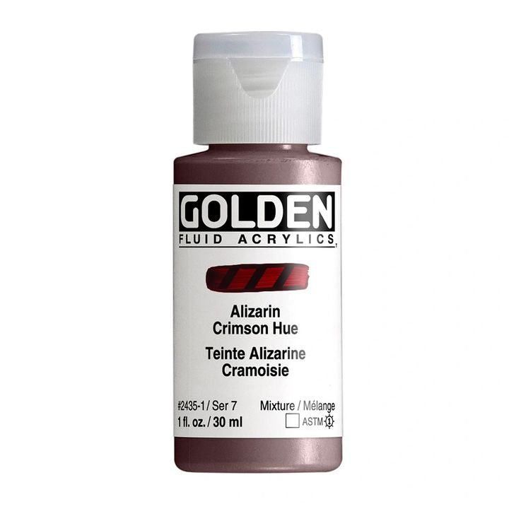 GOLDEN folyékony akrilfesték 30 ml – 2435 alizarin bíborvörös árnyalat