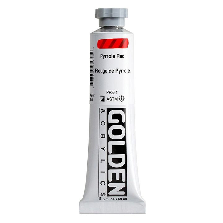 GOLDEN Heavy Body akrilfesték 148 ml – 1277 pirrol vörös