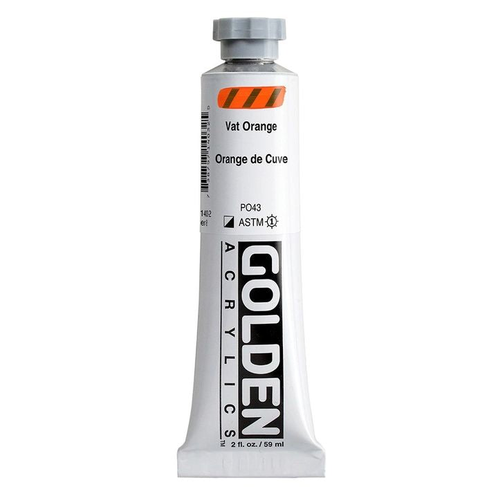 GOLDEN Heavy Body akrilfesték 148 ml – 1403 wattos narancssárga