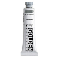 GOLDEN Heavy Body akrilfesték 148 ml – 1445 semleges szürke N5