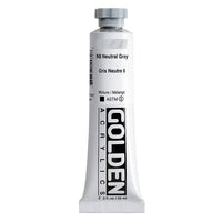 GOLDEN Heavy Body akrilfesték 148 ml – 1448 semleges szürke N8