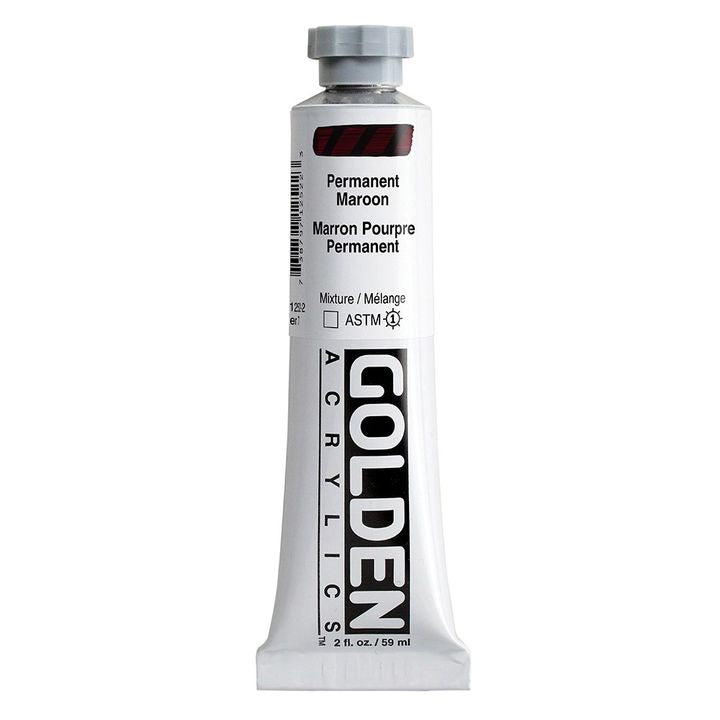 GOLDEN Heavy Body akrilfesték 59 ml – 1252 tartós gesztenyebarna
