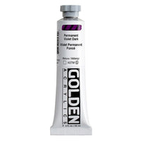 GOLDEN Heavy Body akrilfesték 59 ml – 1253 tartós sötétlila