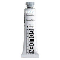 GOLDEN Heavy Body akrilfesték 59 ml – 1380 titánium fehér