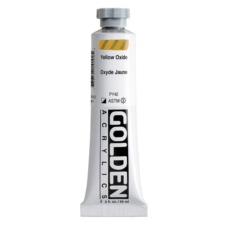 GOLDEN Heavy Body akrilfesték 59 ml – 1410 oxid sárga