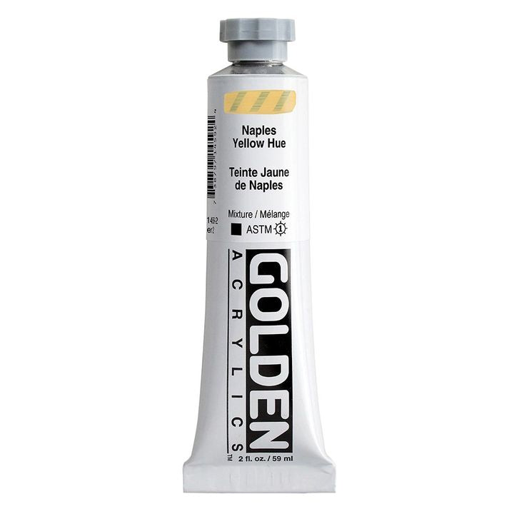 GOLDEN Heavy Body akrilfesték 59 ml – 1459 neapolis sárga árnyalat