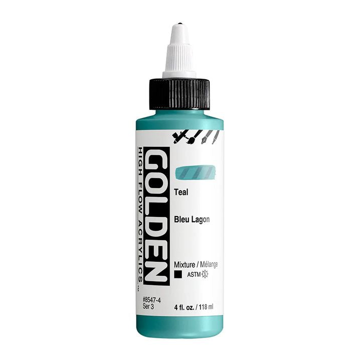GOLDEN High Flow akril festék 118 ml – 8547 Teal