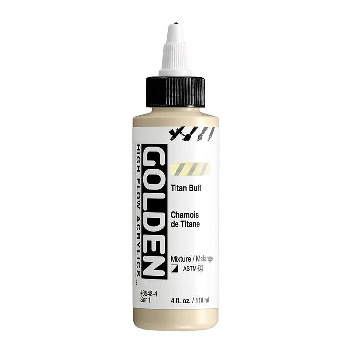 GOLDEN High Flow akril festék 118 ml – 8548 Titánium krém