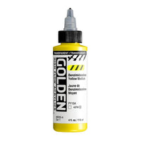GOLDEN High Flow akril festék 118 ml – 8555 Átlátszó benzimidazolon sárga közepes
