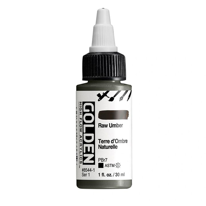 GOLDEN High Flow akril festék 30 ml – 8544 Nyers Umbra